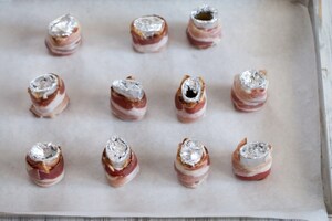 Preparazione Paccheri di bacon - Fase 2