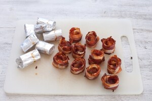 Preparazione Paccheri di bacon - Fase 2