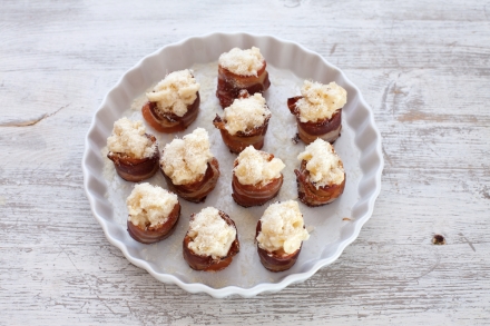 Preparazione Paccheri di bacon - Fase 5 Preparazione Paccheri di bacon - Fase 5