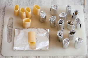 Preparazione Paccheri di bacon - Fase 1