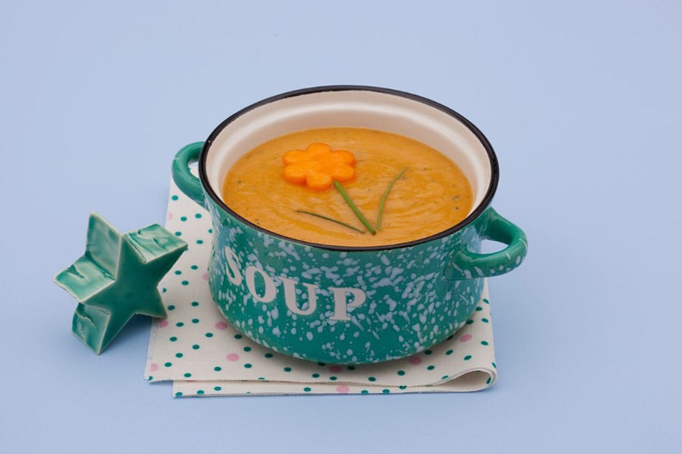 Pappa alla zucca e crema di riso, mais e tapioca ricetta