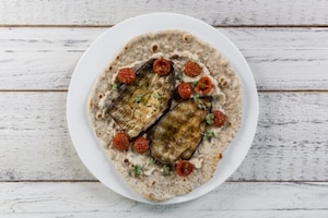 Preparazione Piadina all'olio e grano saraceno con formaggio fuso - Fase 3