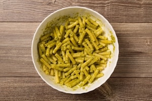 Preparazione Tortini di pasta, provola e melanzane - Fase 1