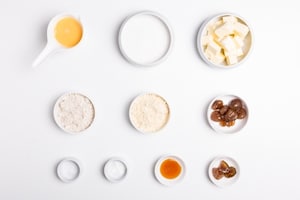 Preparazione Cake di castagne e ceci senza glutine - Fase 1