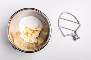 Preparazione Cake di castagne e ceci senza glutine - Fase 2