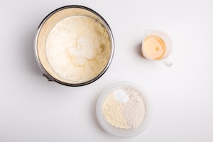 Preparazione Cake di castagne e ceci senza glutine - Fase 2