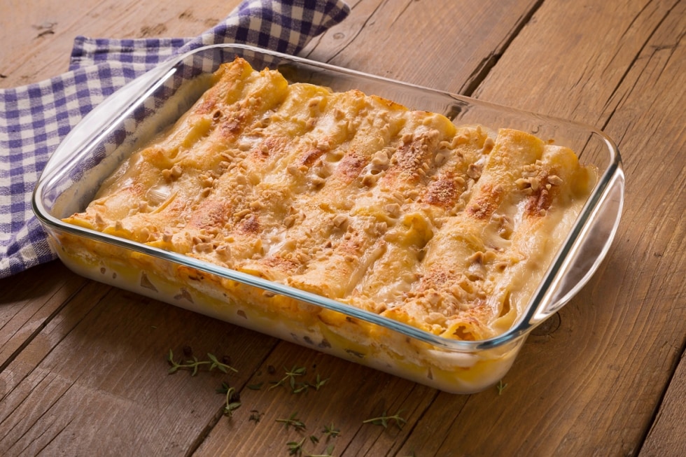 Cannelloni con crema di zucca e ricotta ricetta