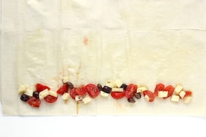 Preparazione Chiocciole di pasta fillo - Fase 2