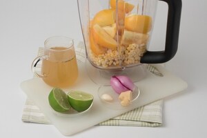 Preparazione Crema di mais e basilico fresco - Fase 1