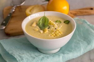 Preparazione Crema di mais e basilico fresco - Fase 3