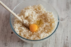 Preparazione Crocchette filanti di riso con formaggio e pancetta affumicata - Fase 2