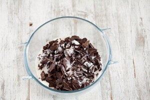 Preparazione Torta di croissant al forno con salsa al cioccolato  - Fase 4