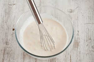 Preparazione Torta di croissant al forno con salsa al cioccolato  - Fase 3