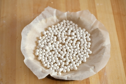 Preparazione Crostata con crema allo yogurt e uva  - Fase 3 Preparazione Crostata con crema allo yogurt e uva  - Fase 3