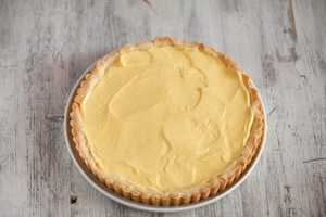 Preparazione Crostata con crema allo yogurt e uva  - Fase 5