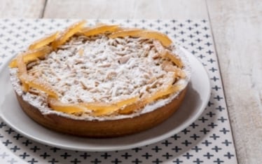 Crostata senza glutine con crema al limone