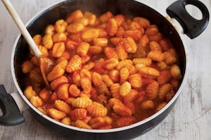 Preparazione Gnocchi alla sorrentina con salsiccia - Fase 2