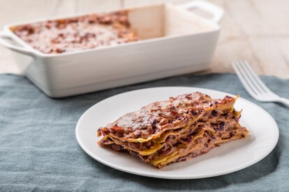 Lasagne senza glutine al radicchio rosso