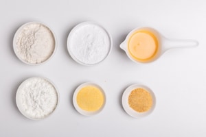 Preparazione Pasta all'uovo senza glutine - Fase 1