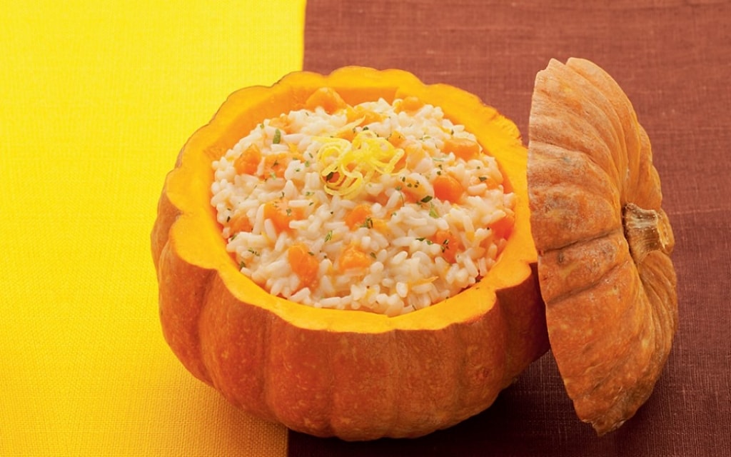 Ricetta Risotto con la zucca di Cenerentola Cucchiaio d'Argento
