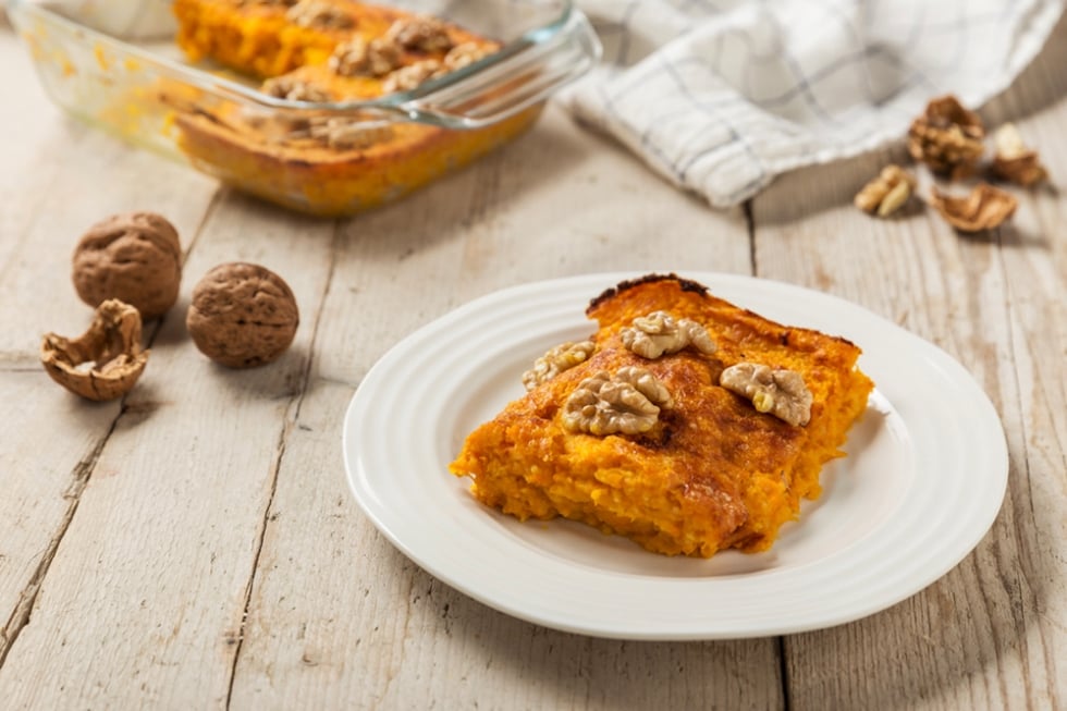 Torta di zucca nusat  ricetta