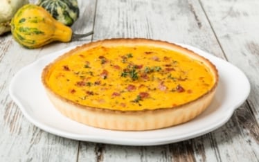 Torta salata zucca, pancetta e timo