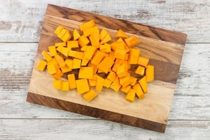 Preparazione Torta salata zucca, pancetta e timo - Fase 1