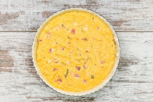 Preparazione Torta salata zucca, pancetta e timo - Fase 4