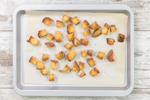 Preparazione Vellutata di zucca e patate con funghi - Fase 3