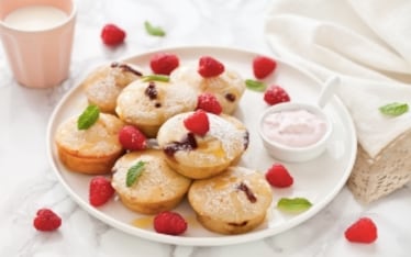 Bocconcini di pancake ripieni