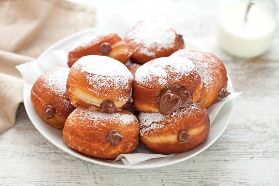 Bomboloni alla Nutella ricetta