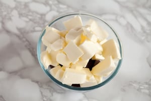 Preparazione Brownies senza lattosio al caffè - Fase 1