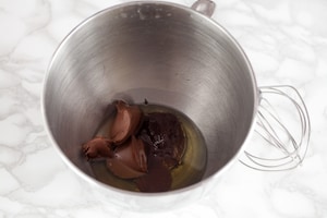 Preparazione Chiffon cake alla Nutella - Fase 1