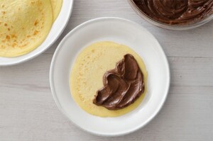 Preparazione Crêpes alla crema di cioccolato  - Fase 4