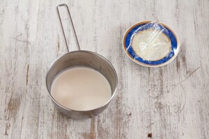 Preparazione Crostata con panna cotta alla mela verde - Fase 2