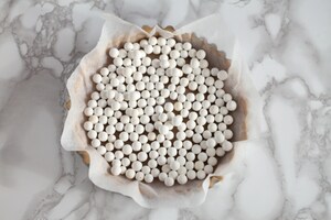 Preparazione Crostata con pere, mirtilli rossi e crema alle mandorle  - Fase 3