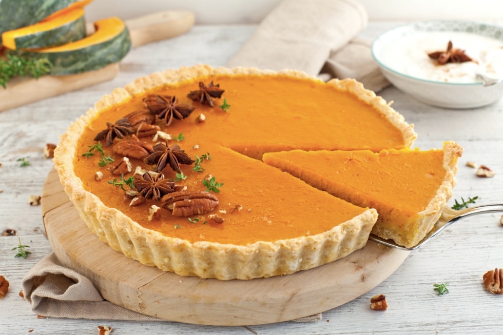 Crostata di zucca e cannella ricetta