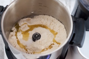 Preparazione Focaccia con salame, gorgonzola e spinacini  - Fase 1