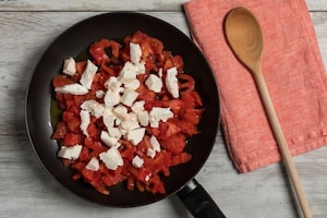 Preparazione Fusilli alla vesuviana - Fase 1