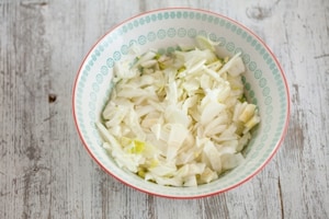 Preparazione Gamberi al vapore profumati agli agrumi con finocchi, arance e pistacchi - Fase 3