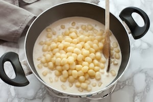 Preparazione Gnocchi al gorgonzola - Fase 2
