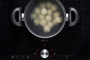 Preparazione Gnocchi di patate e formaggio al pesto leggero - Fase 5