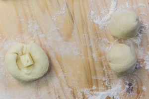 Preparazione Gnocchi di patate e formaggio al pesto leggero - Fase 2