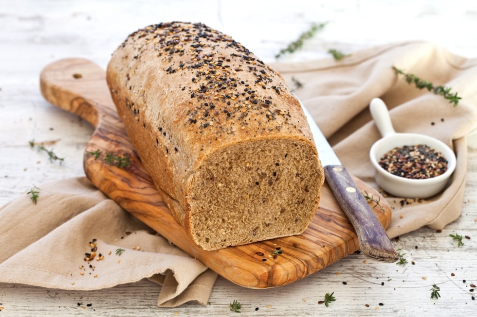 Pane ai 7 cereali con semi misti  ricetta