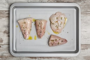 Preparazione Rana pescatrice al forno con crema alla zucca e curry - Fase 1