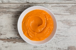 Preparazione Rana pescatrice al forno con crema alla zucca e curry - Fase 3