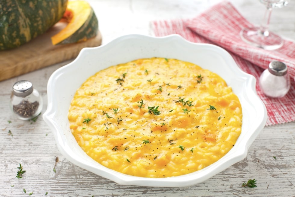 Risotto alla zucca con il Bimby ricetta