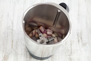 Preparazione Risotto alla zucca con il Bimby - Fase 1