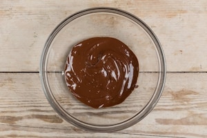 Preparazione Sandwich di savoiardi con cioccolato e crema di banana caramellata - Fase 1