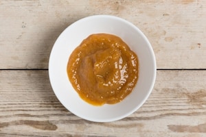 Preparazione Sandwich di savoiardi con cioccolato e crema di banana caramellata - Fase 4